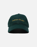 Antihero Studios cap in green, embroidered logo