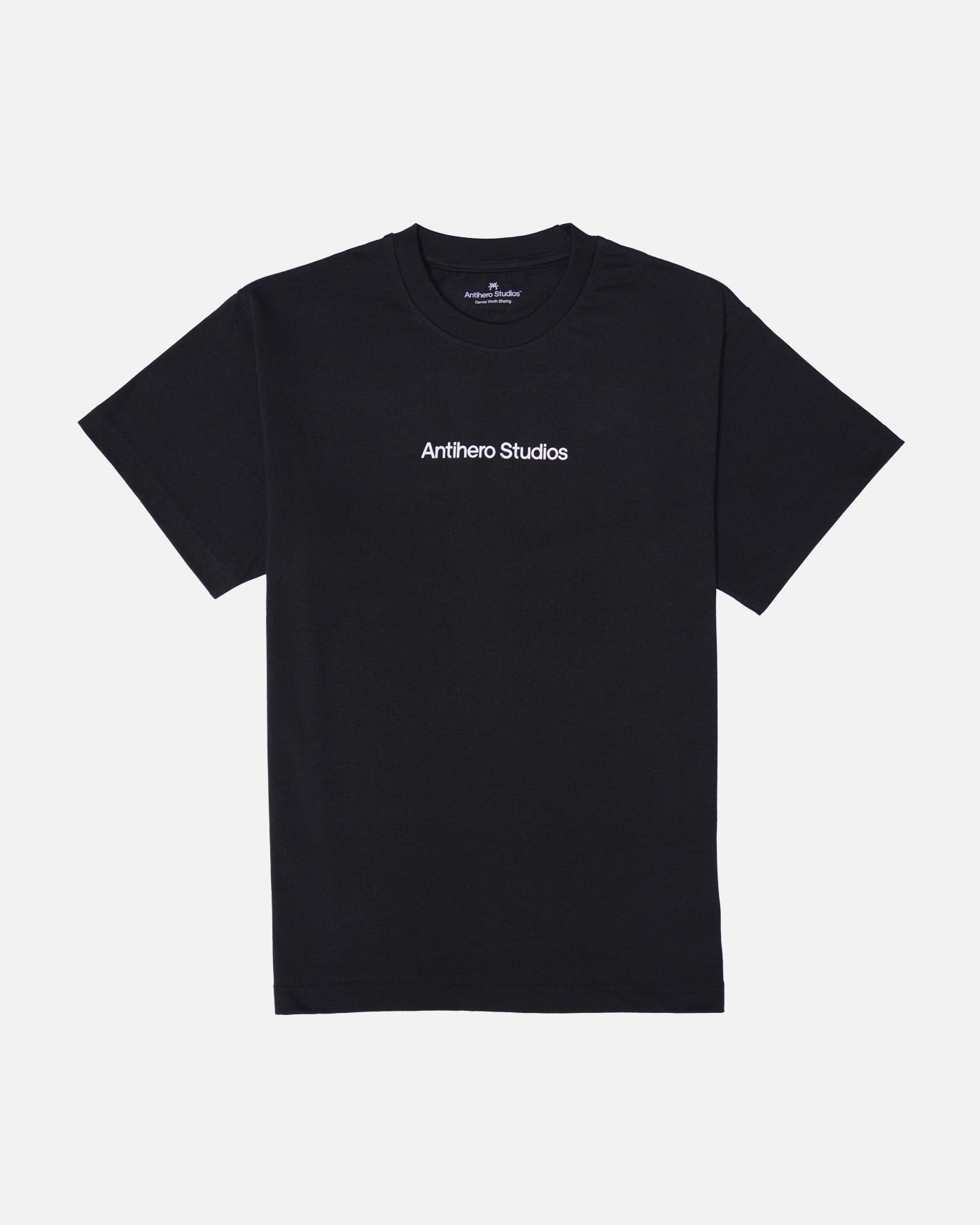 Antihero Studios Big Logo Tee in black, oversized fit
