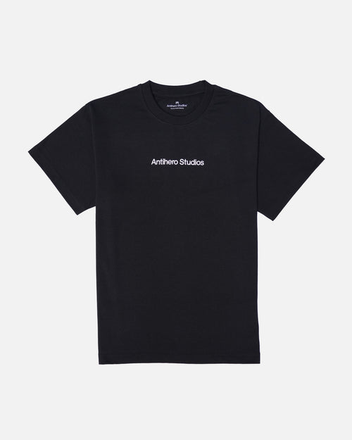 Antihero Studios Big Logo Tee in black, oversized fit
