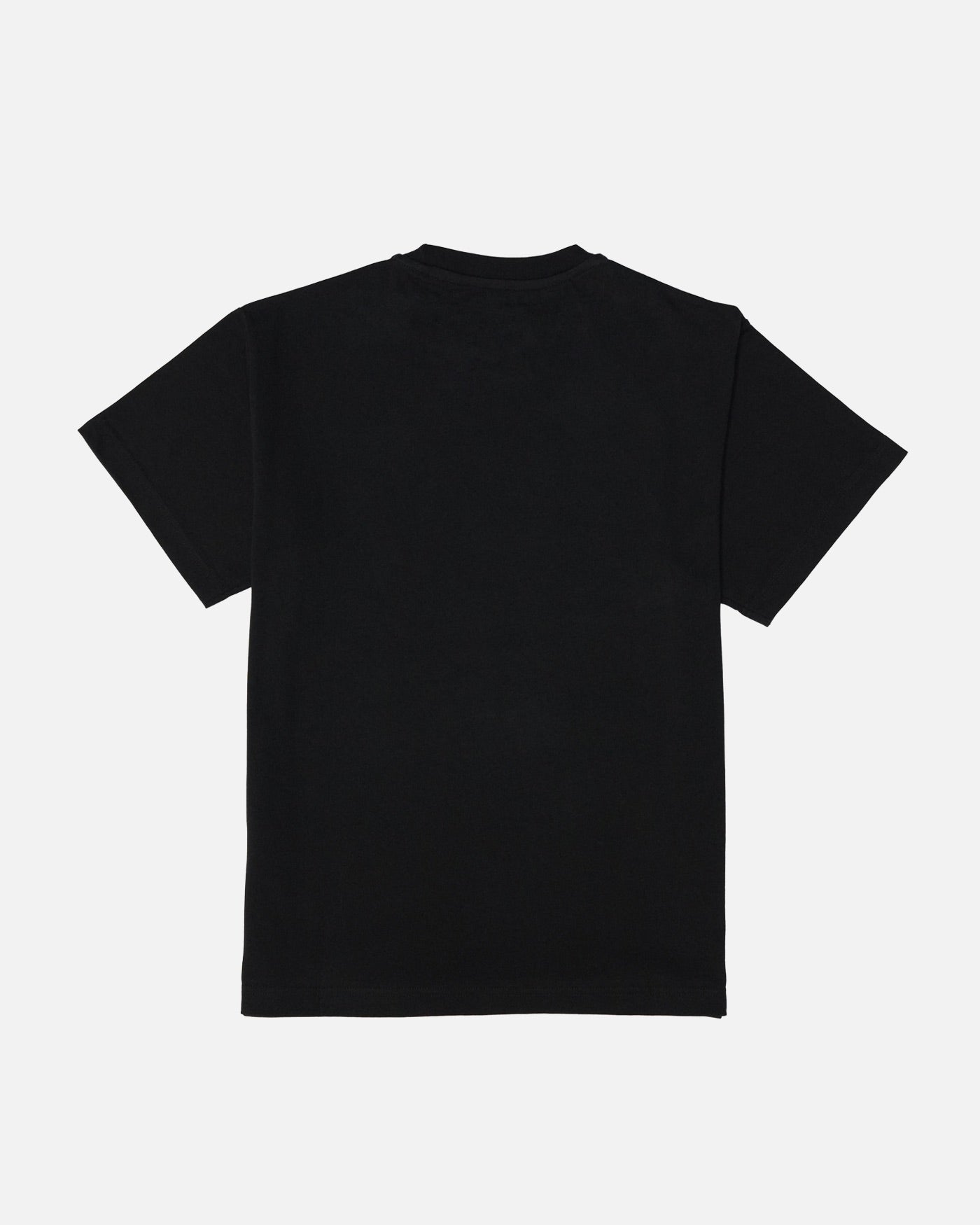 Antihero Studios black tee, fabric and fit detail