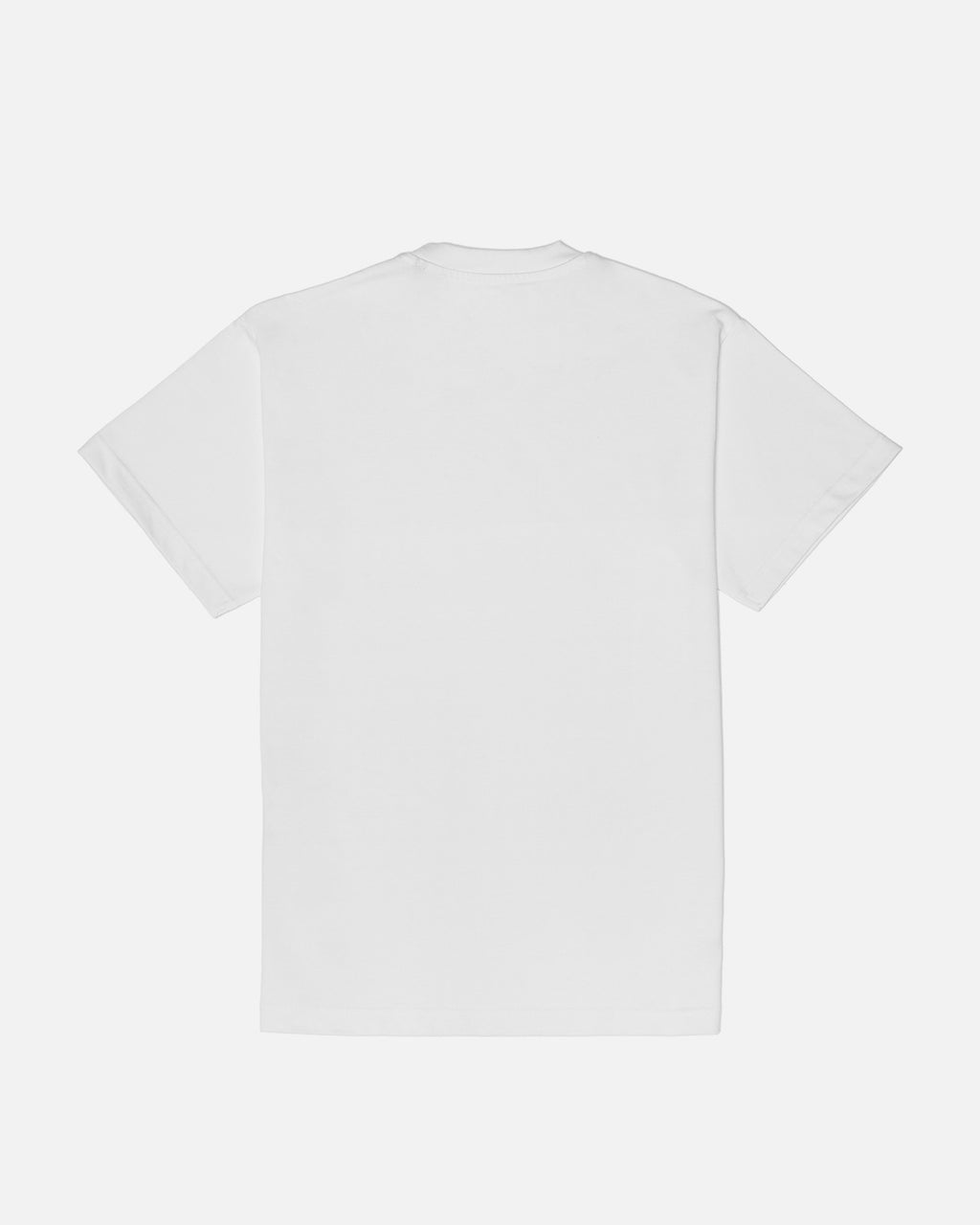 Antihero Studios white tee, fabric and fit detail